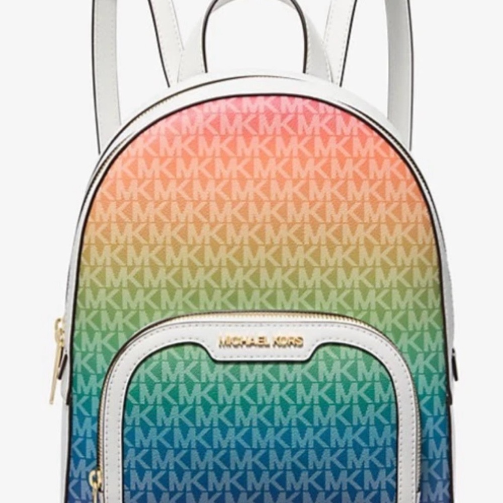 Michael Kors Rainbow Backpack NWT